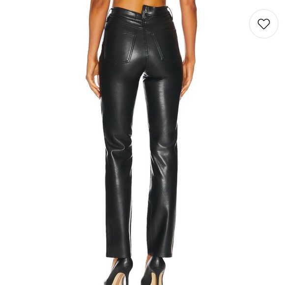 Agolde Recycled Leather Criss Cross Straight in Detox Size 28 - Picture 2 of 12